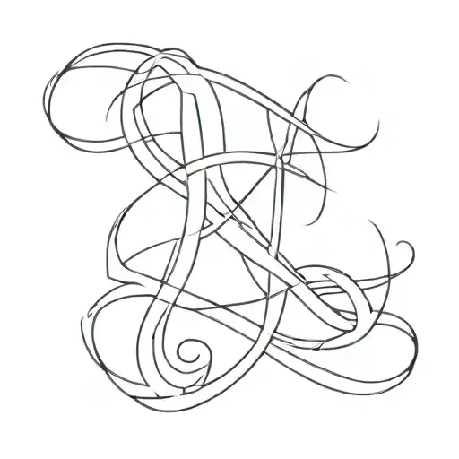 Minimalist Chris Brown Initial