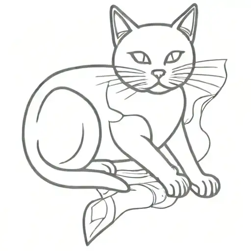 Cat Using A Copy Maschine