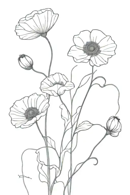 Poppy Vine Wrapped Loosely