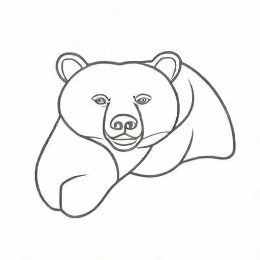 Small Bear Outline