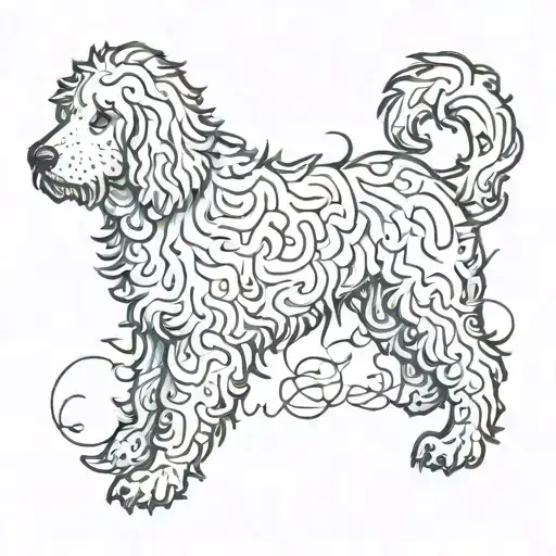 Golden Doodle Sheet Ghost