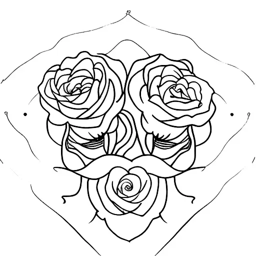 A Minimalist Tattoo Of Women Love Youserlf By Flowers