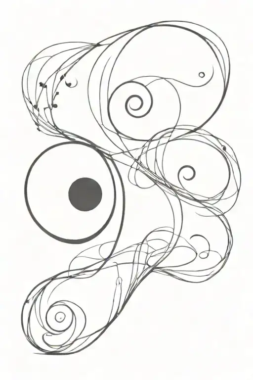 Subtle Yin Yang Symbol Formed