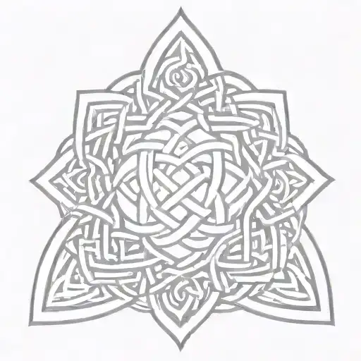 Celtic Father And Daughter Knot