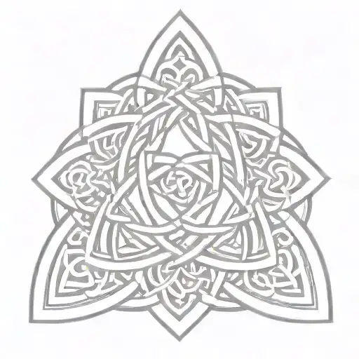 Celtic Father And Daughter Knot