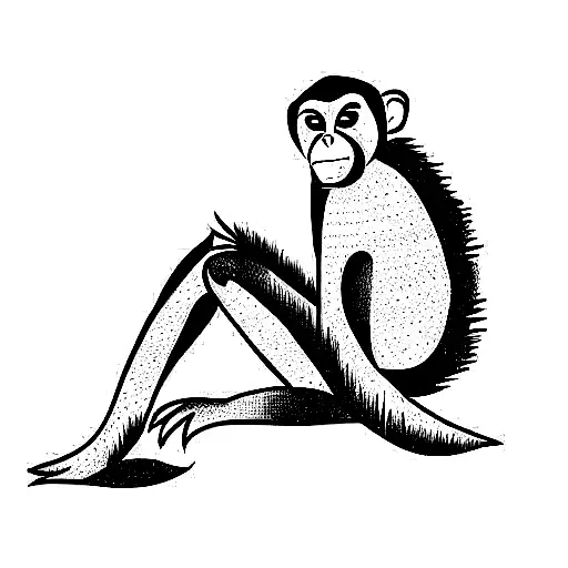 Monkey In The Jungle