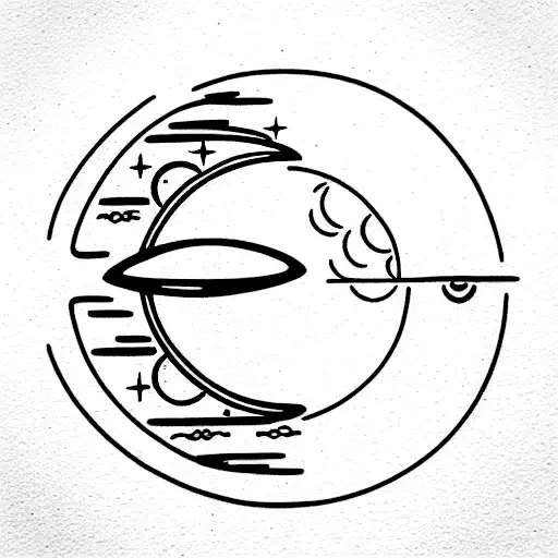 Sun And Moon Next To Each Other