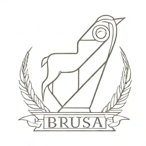 Trophy With The Word Brusa