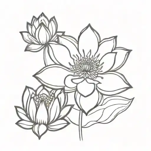 Black Lotus Flower