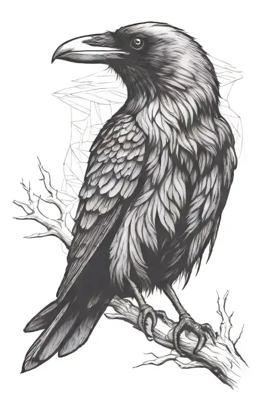 Raven Standing Proudly