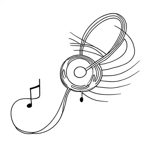 Music And Dj Inspired Tattoo Design