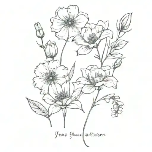 December January February June Birth Flower