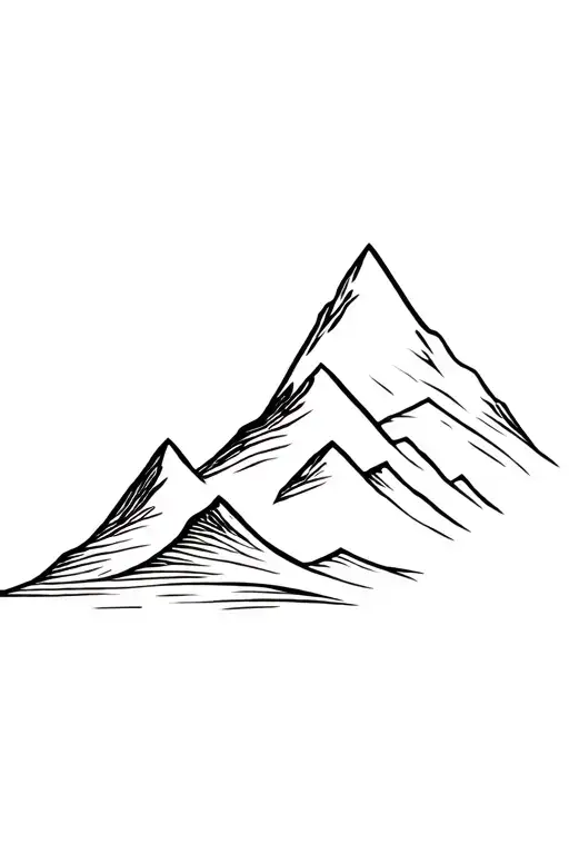 Bird Shaped Like Mountains