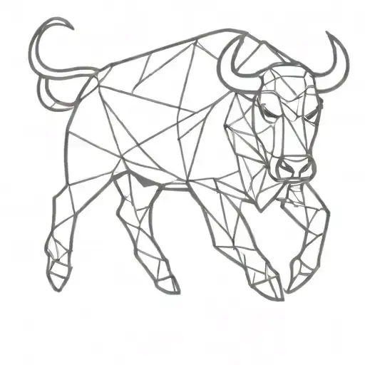Geometric Charging Bull