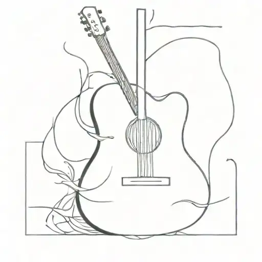 The Rift From Which The Guitar Is Pouring Paint Brushes