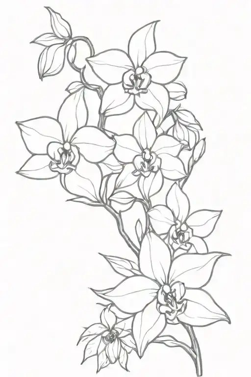 Orchid And Sunflowers