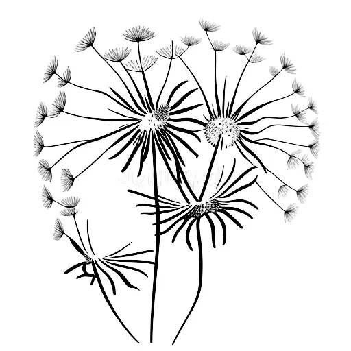 Dandelion Symbolizing Freedom