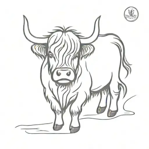 Cute Highland Cow