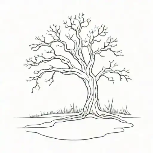 Wish That You Were Dead Tree With Creeping