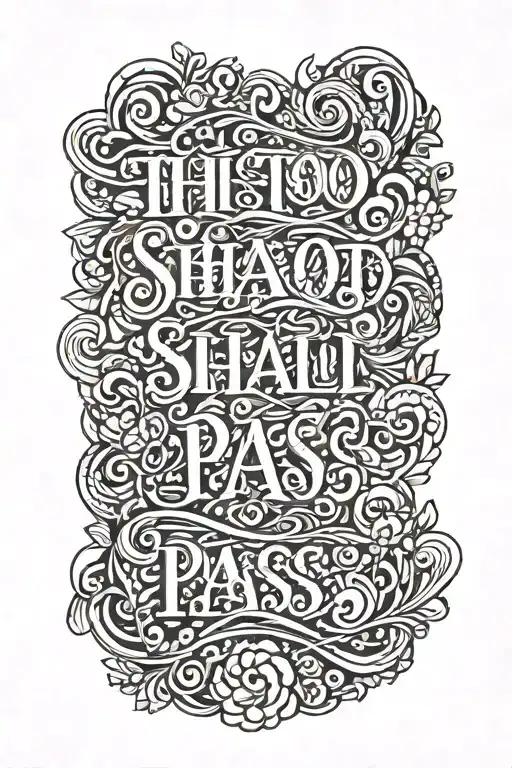 This Too Shall Pass Text