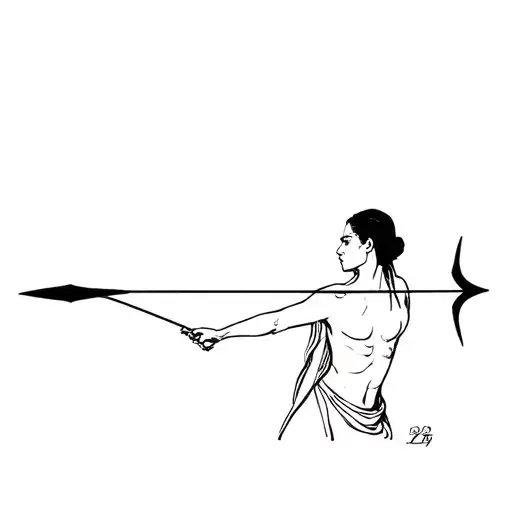 She Throws And Arrow At Him Like He