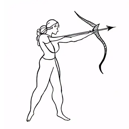 She Throws An Arrow At Him