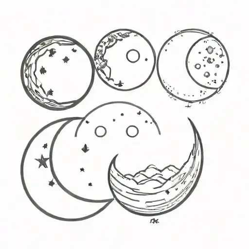 4 Phases Moon Phases