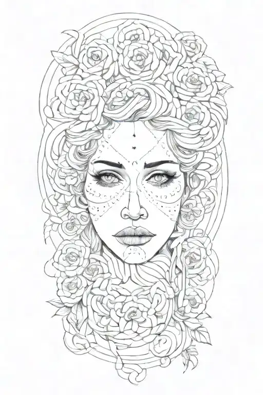 Who's Afraid Of Little Old Me Tattoo Black Grey Style