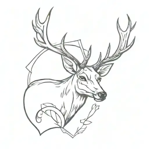 Deer With Banner