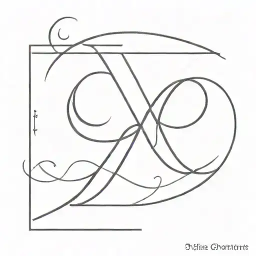 Letters Jc In Script