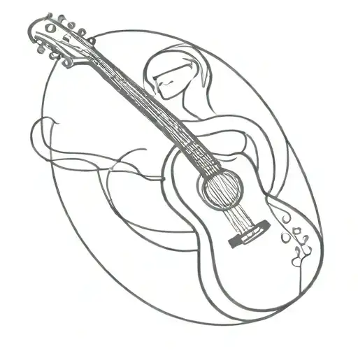 Guitar Shaped Like A Woman