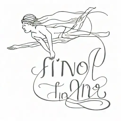 Swimming And Word Fino