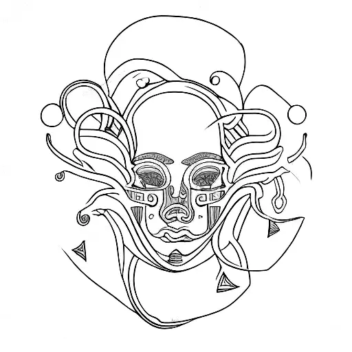 Anatomical Representation Of A Female Aquarius Symbol