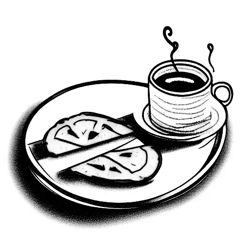 York Ham Toast And A Coffee