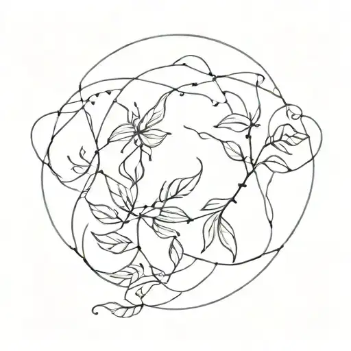 Vines Circle With 4-Cyclosporin A Minimalist