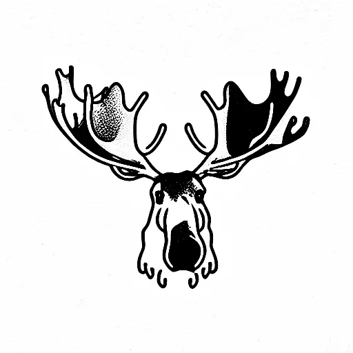 Moose With Lily Pads Antlers