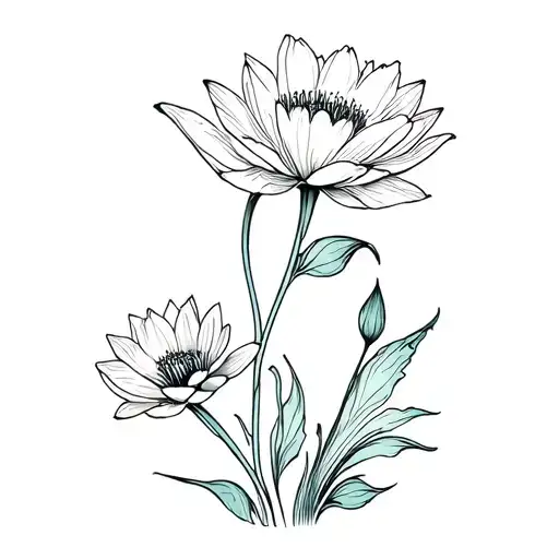 Poppy And Water Lily