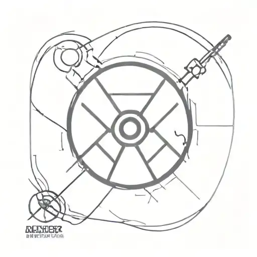 Radiation Symbol With Nukesquad Incorporated Within The Design
