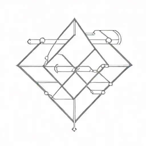 Diamond Line And Infinite Symbol