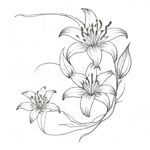 Tiger And Spider Lily Flower