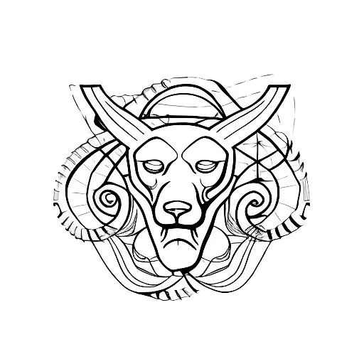 A Minimalist Tattoo Of A Psychologist's Symbol Integrated With A Book