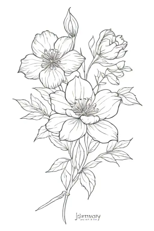 Birth Month Flowers January March April June November