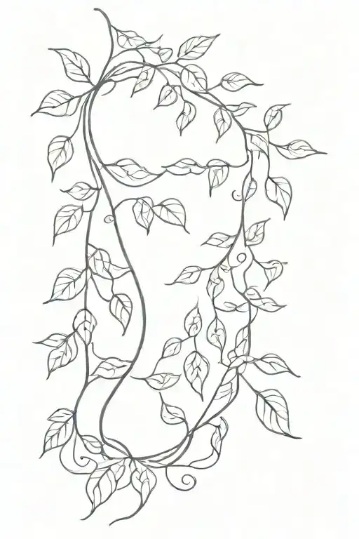 Climbing Plant Vines Wrapped