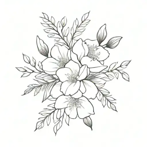 Birth Flower Bouquet