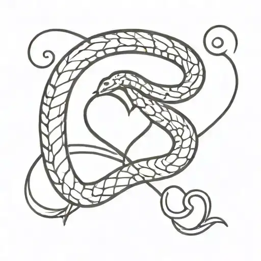 A Snake And A Heart