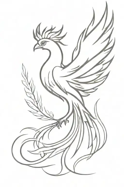 Phoenix Rising From The Ashes