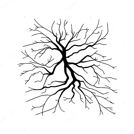 A Minimalist Tree With Dna Strands As Its Branches