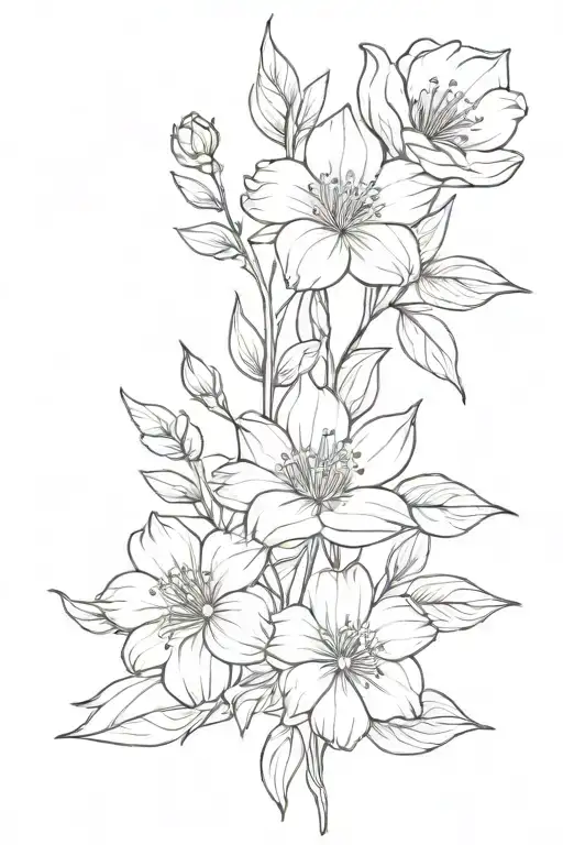 March And October Birth Flower Bouquet