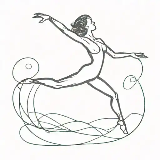 Word 'Dance' That Transforms Into Woman Silhouette