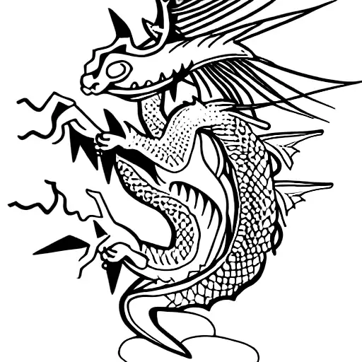 Dragon Sleep In Forest With Crown On His Head And Parrot By His Side Wearing Flipflops